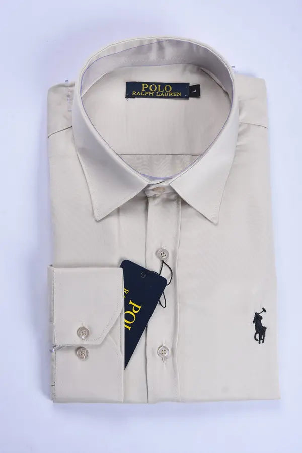 Pack de 4 Chemises Ralph En pur Coton Ref-Pck122330 ( Noir + Blanche + Beige + Bleu ciel )