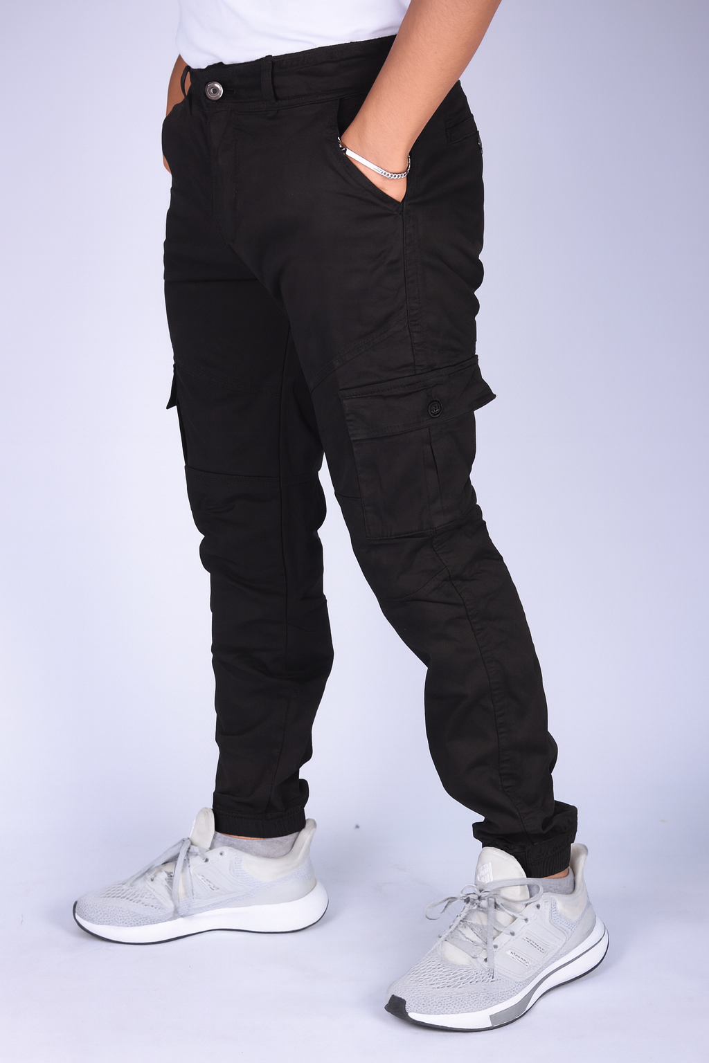 Pack de 3 Cargo en toile Ref-Pck93122 ( Noir+Beige+Vert Militaire)