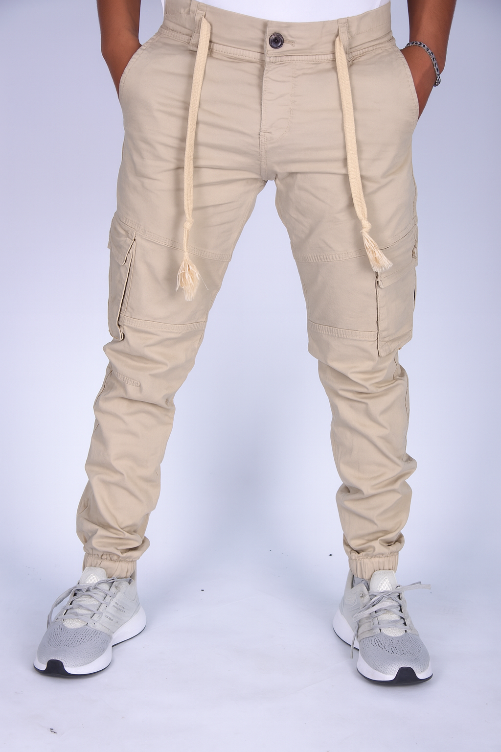 Pack de 3 Cargo en toile Ref-Pck93122 ( Noir+Beige+Vert Militaire)