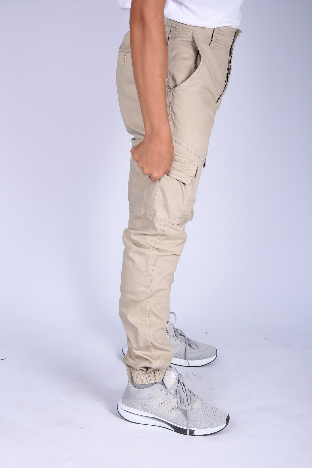 Pack de 3 Cargo en toile Ref-Pck93122 ( Noir+Beige+Vert Militaire)