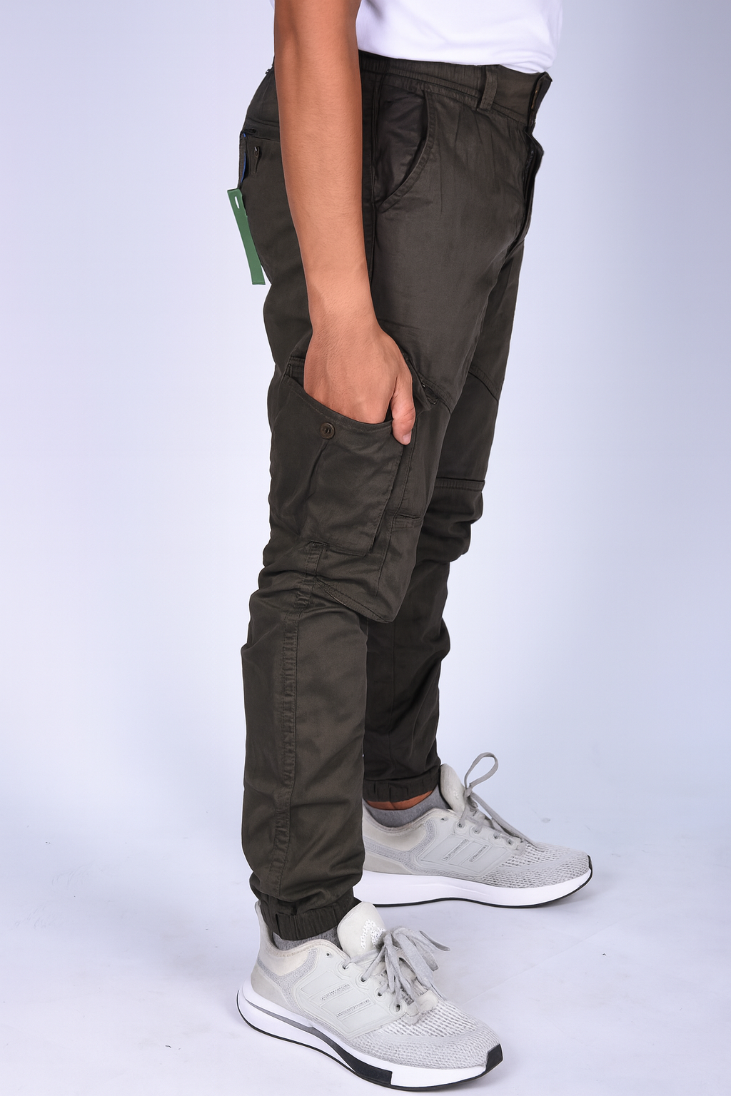 Pack de 3 Cargo en toile Ref-Pck93122 ( Noir+Beige+Vert Militaire)