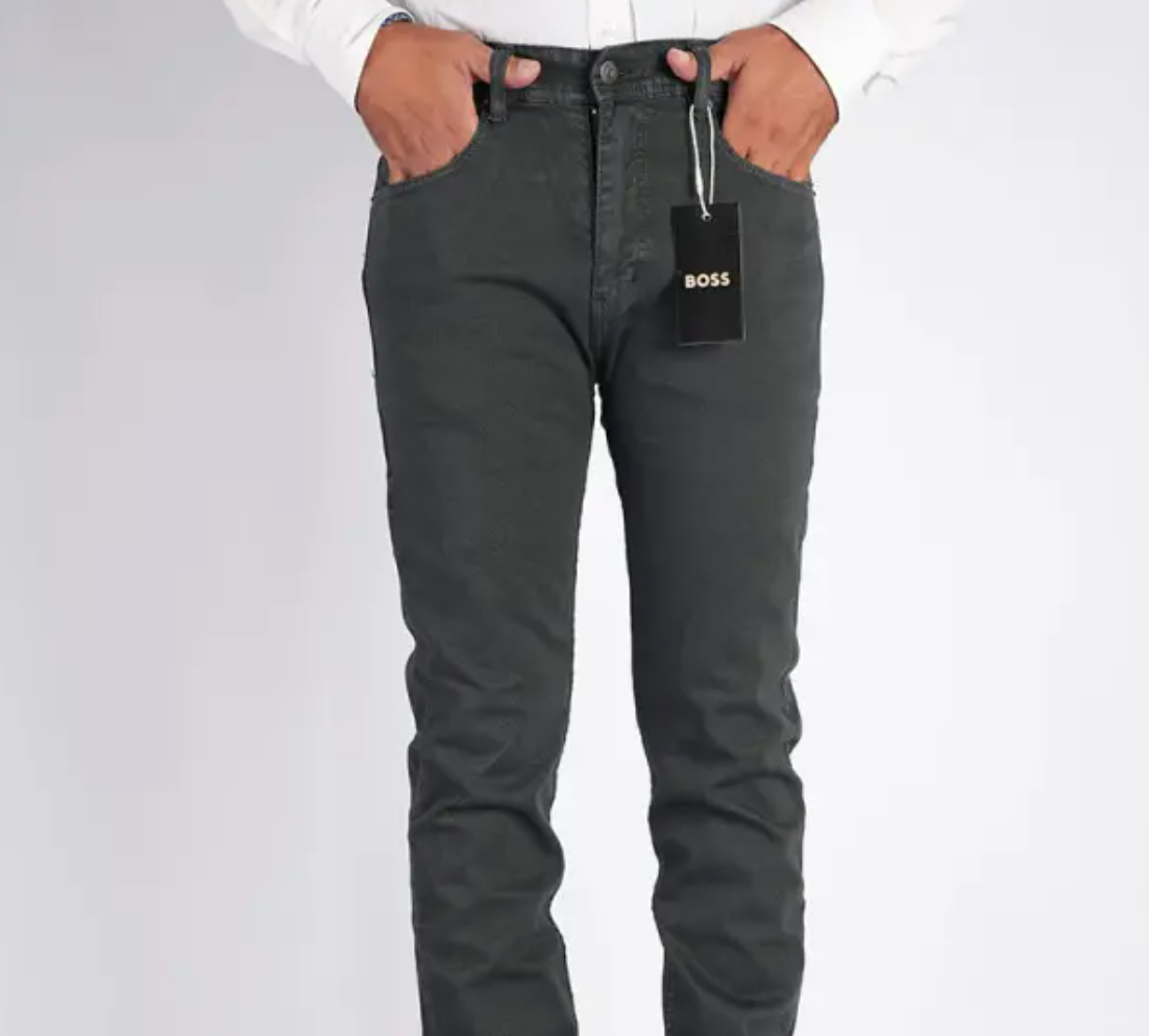 Packs de 3 pantalons en toile piqué de coton 5 poches Ref-Pck733241V ( Beige + Bleu roi + Charocal Gris )