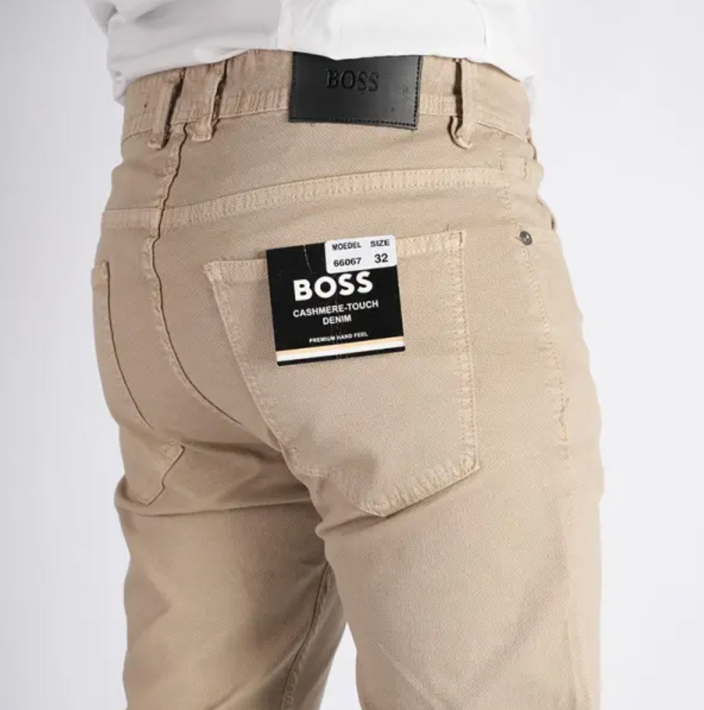 Packs de 3 pantalons en toile piqué de coton 5 poches Ref-Pck733241V ( Beige + Bleu roi + Charocal Gris )